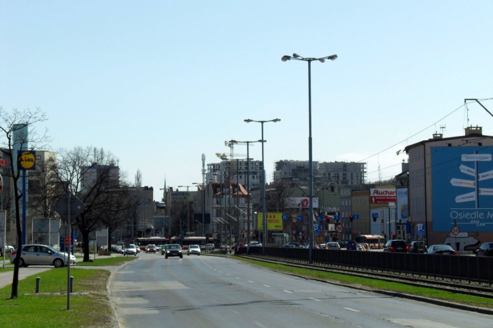 Gdańsk Wrzeszcz aleja Grunwaldzka - kwiecień 2011
