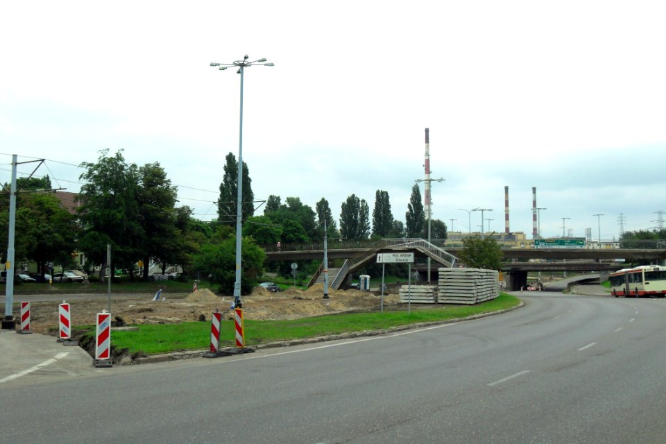 Gdańsk Węzeł Kliniczna - remont lipiec 2011