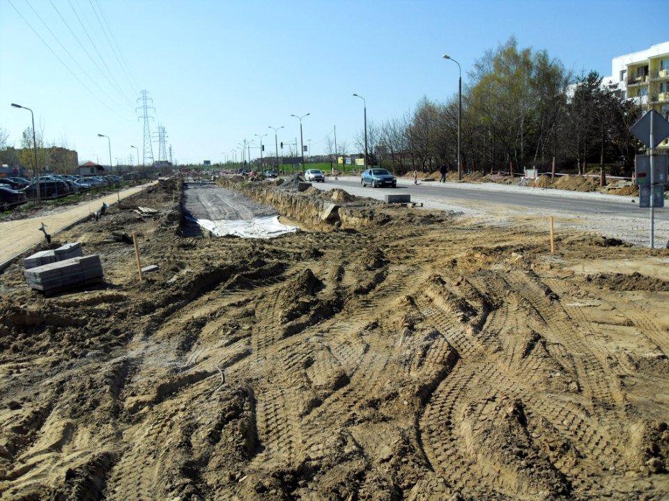 Gdańsk ulica Witosa - kwiecień 2011