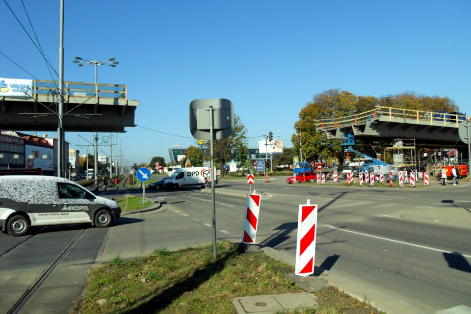Gdańsk Wrzeszcz nowy wiadukt ulica Słowackiego – październik 2011 (4)