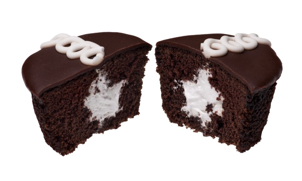 Hostess cupcake split