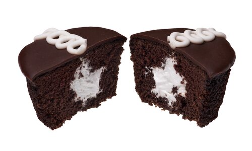 Hostess cupcake split