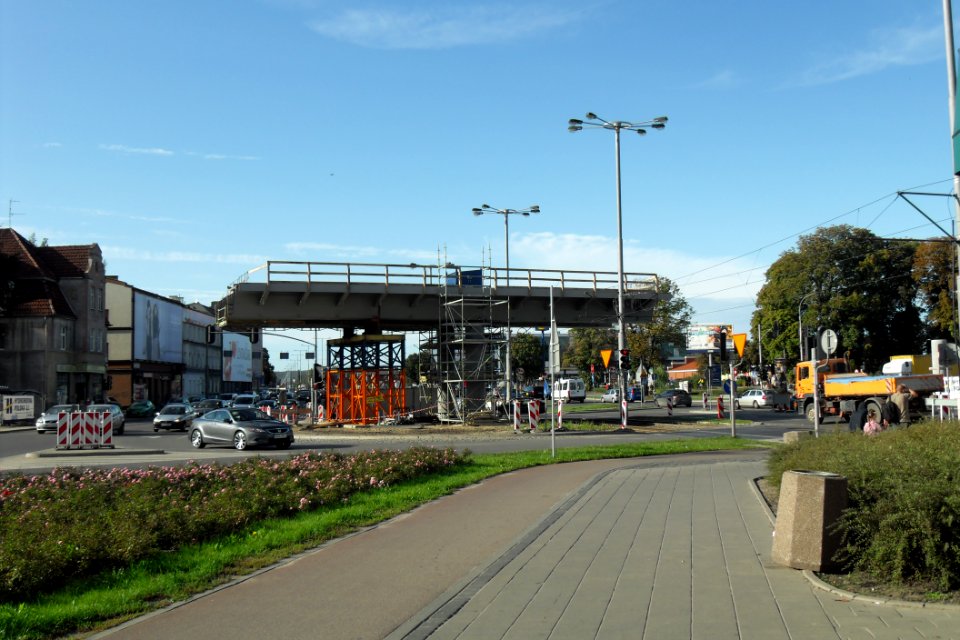 Gdańsk Wrzeszcz nowy wiadukt ulica Słowackiego – wrzesień 2011 (1)