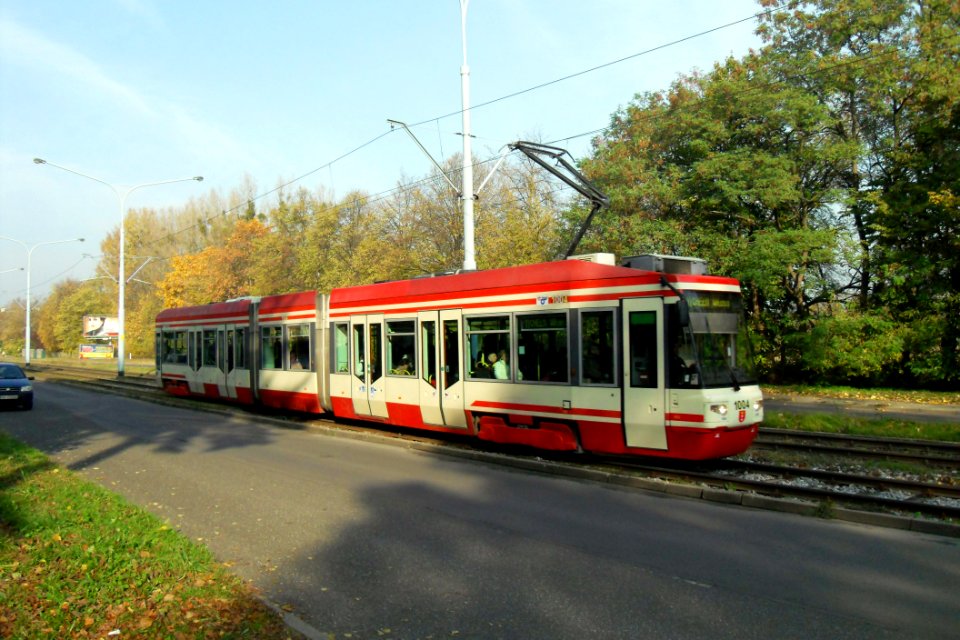 Gdańsk ulica Wita Stwosza i Konstal NGd99