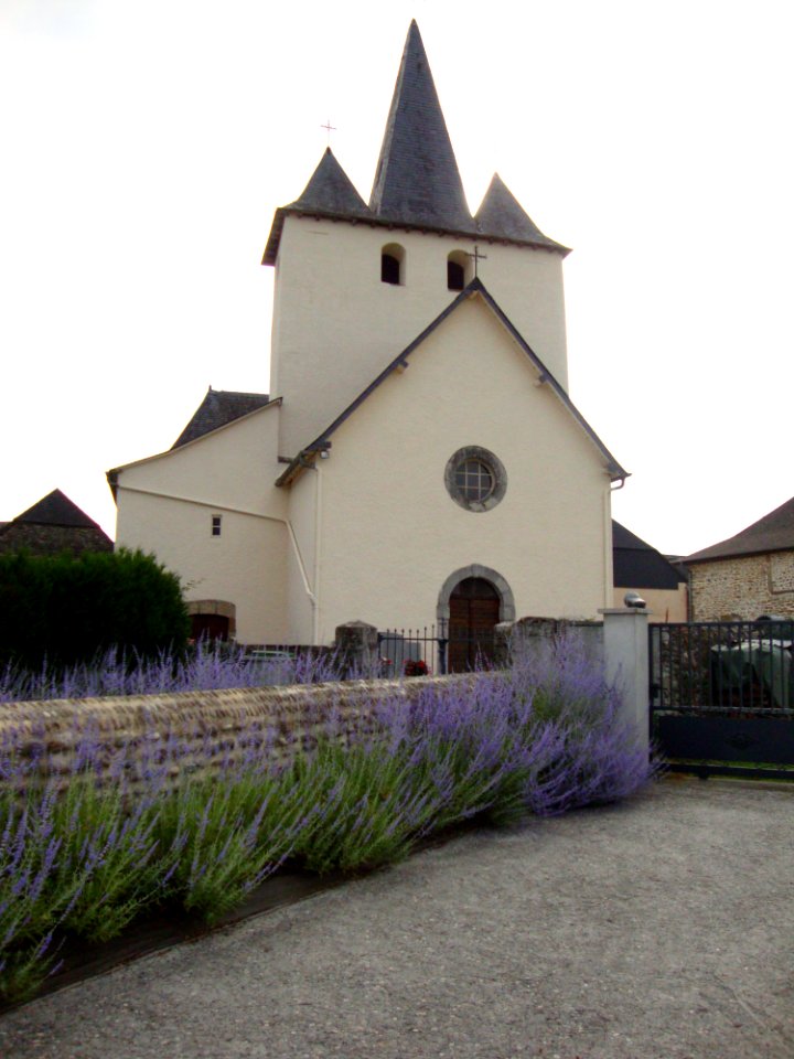 Geüs-d'Oloron (Pyr-Atl, Fr) L'eglise coté portail