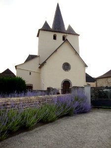 Geüs-d'Oloron (Pyr-Atl, Fr) L'eglise coté portail