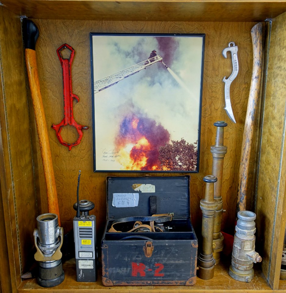 Gear and fire photo - Austin Fire Museum - Austin, Texas - DSC09343