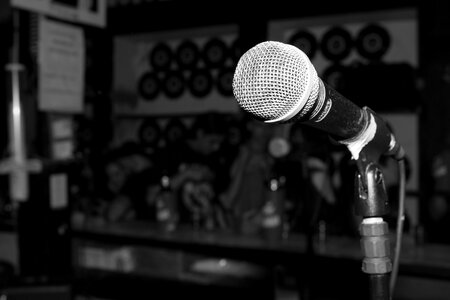 Microphone music acoustic photo