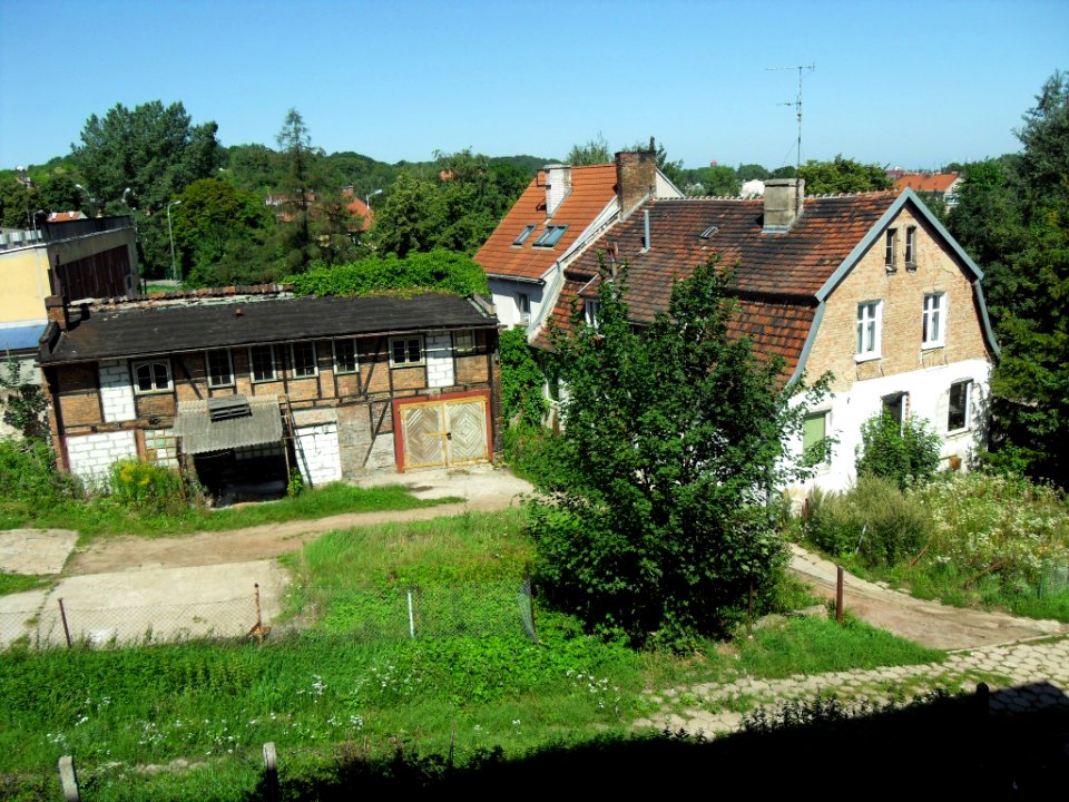 Gdańsk Orunia zaplecze ulicy Raduńskiej
