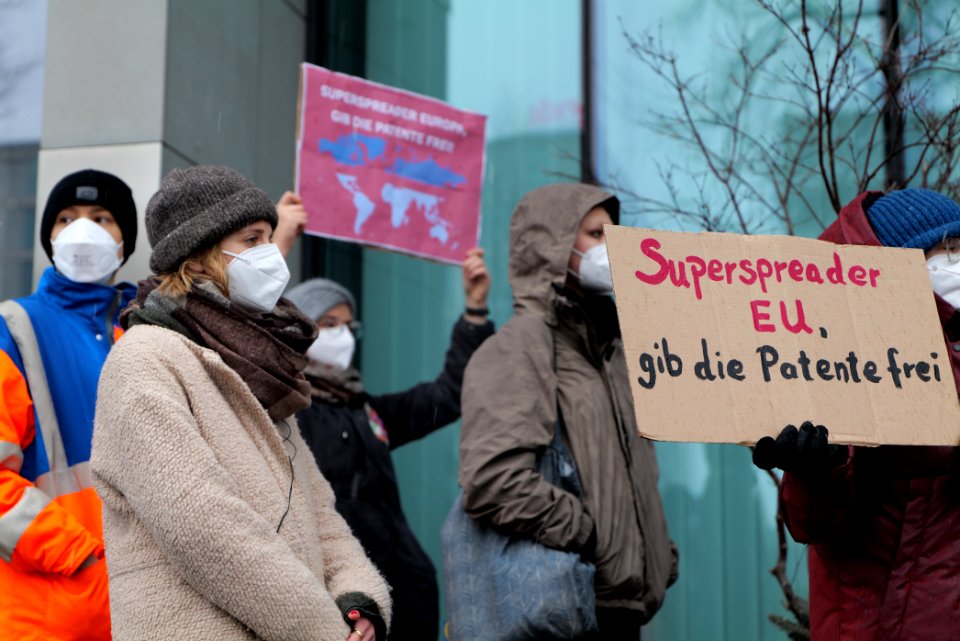 GebtDiePatenteFrei protest Berlin 2021-01-23 13
