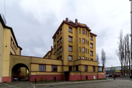 Gebäude am Betriebshof Waltherstraße