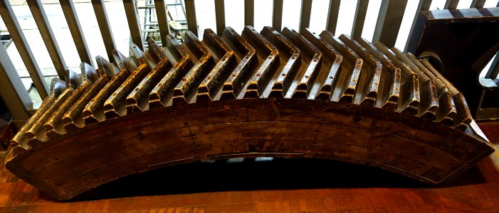 Gear pattern - San Francisco Cable Car Museum - DSC04046