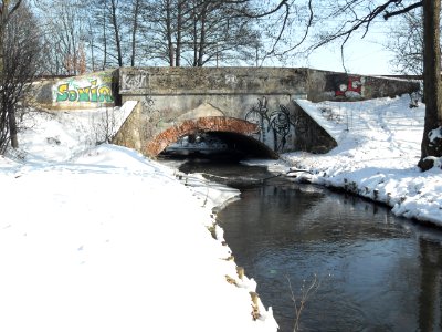 Gdańsk Oliwa – mostek kolejowy na Potoku Oliwskim