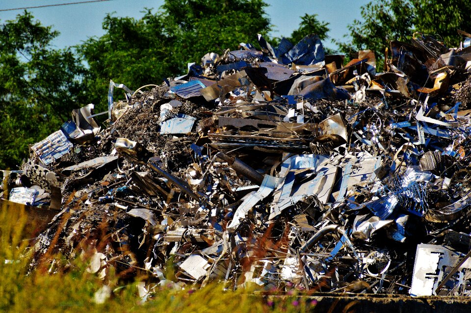 Scrap iron recycling metal