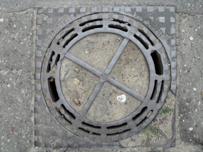 Gdańsk pokrywa włazu ul. Zamenhofa