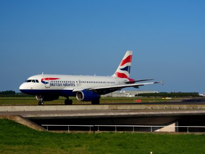 G-DBCJ British Airways Airbus A319-131 - cn 2981 taxiing 18july2013 pic-001
