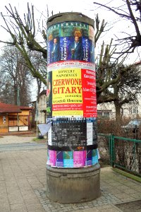 Gdańsk Oliwa ulica Wita Stwosza – przedwojenny słup