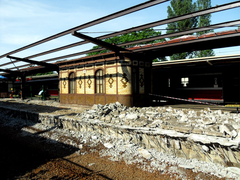 Gdańsk Oliwa – remont peronu dalekobieżnego (4)