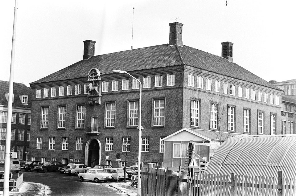 Gebouw van Ministerie van Onderwijs en Wetenschappen, Nieuwe Uitleg , Den Haag ,, Bestanddeelnr 924-1469