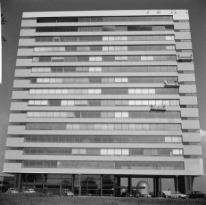 Gebouw voor vliegtuigbouwkunde in Delft (exterieur), Bestanddeelnr 918-1544
