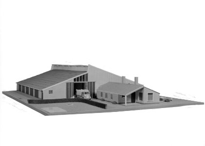 Gebouwen, boerderijen, maquettes, Elderen van P, Rup, W, Bestanddeelnr 163-0205