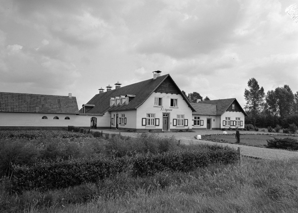 Gebouwen, boerderijen, k i centrum, Heythuysen, Bestanddeelnr 163-0186