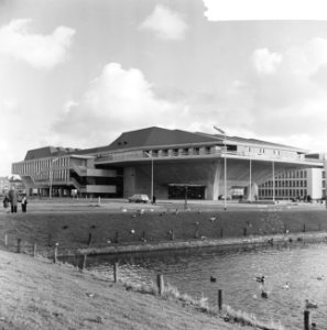 Gebouw voor Technische Natuurkunde en het Aula en Collegezalengebouw te Delft, a, Bestanddeelnr 918-6454