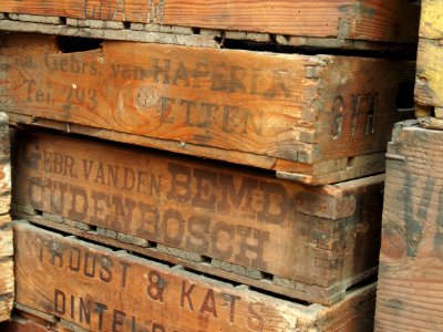 Gebroeders van Hapern Etten bierkrat, Gebroeders van den Bemd Oudenbosch bierkrat