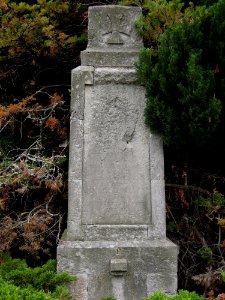 Gefallenendenkmal WK I in Köpnick östlich der Kirche im August 2020