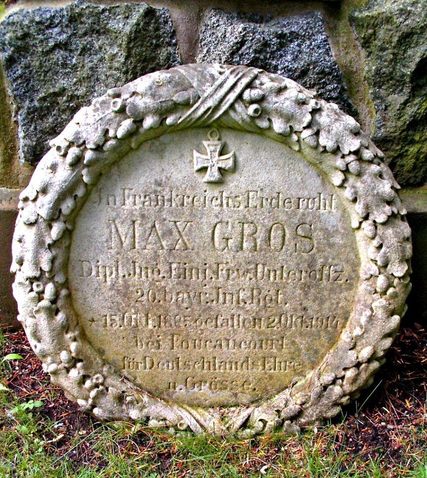Gedenkstein 20. Bay. Inf. Rgt., Hauptfriedhof Kaiserslautern KLDCFC1005