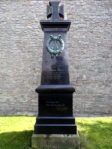 Gedenkstein an Ottomar Marx in Saalfeld, Mühlhausen