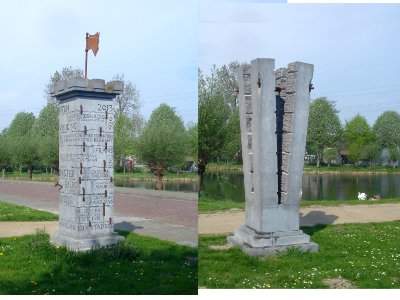 Geertruidenberg kunstwerk zuilen