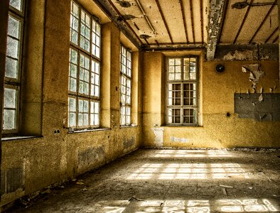 Abandoned lost places window photo