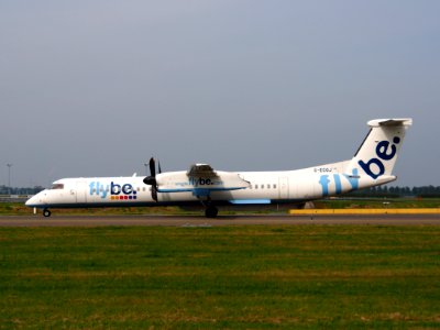 G-ECOJ Flybe De Havilland Canada DHC-8-402Q Dash 8 - cn 4229 taxiing 13july2013 pic-002