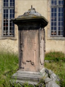 Gedenkstein in Hohendorf, Bürgel, Thüringen