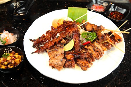 Asia bamboo barbecue