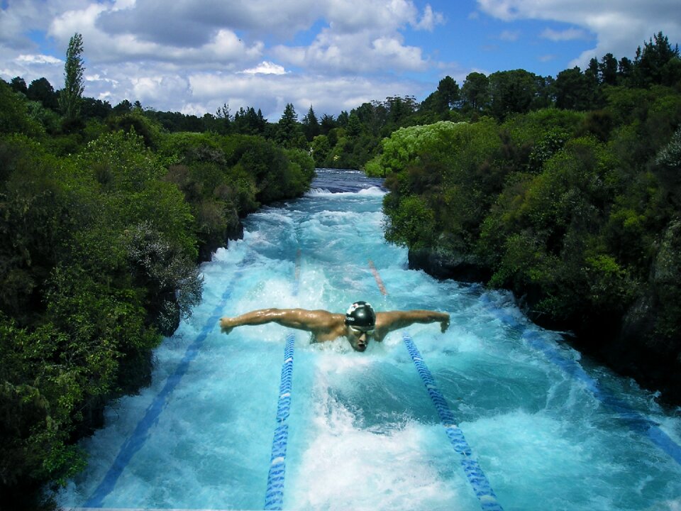 Summer watersport blue photo