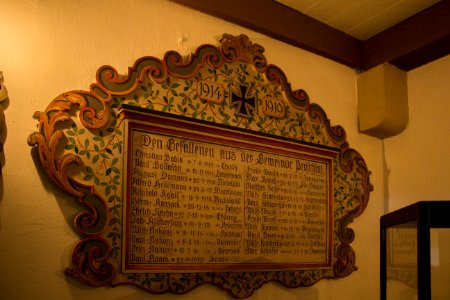 Gedenktafel Gefallene 1. WK Proschim