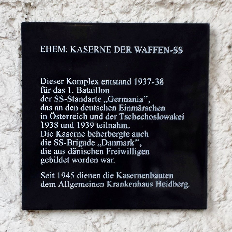 Gedenktafel Heidberg-Krankenhaus