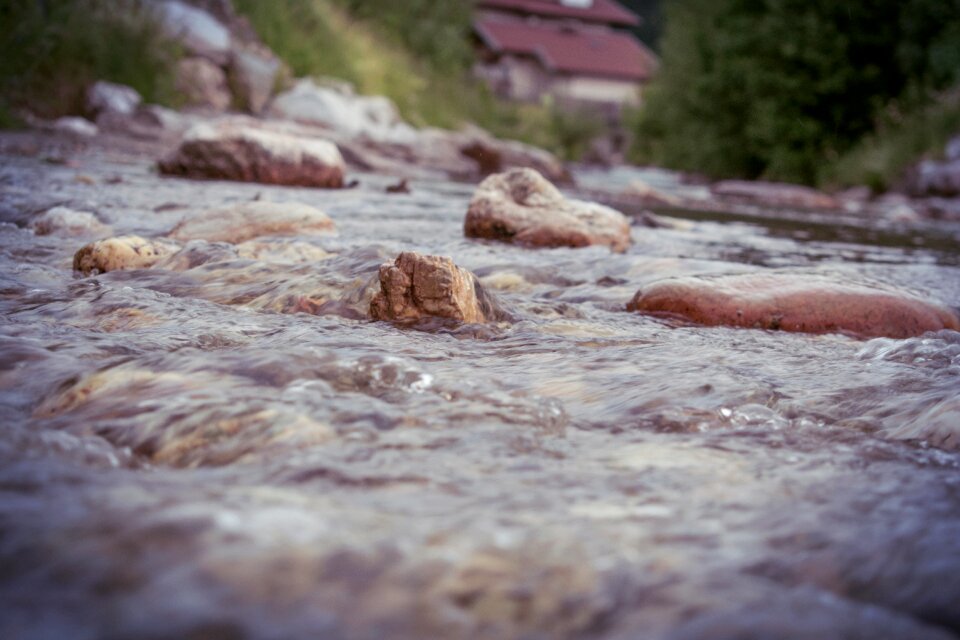 Austria flow waterfall