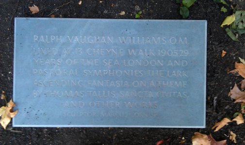 Gedenktafel Ralph Vaughan-Williams