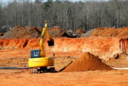 Construction equipment industrial photo