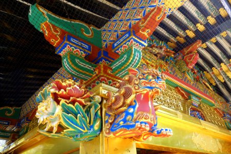Gate detail - Ueno Tōshō-gū - DSC02015
