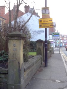 Gate Piers And Garden Wall Fronting Number 34