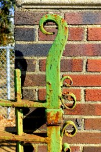 Gate detail - Mt. Pleasant Cemetery - Arlington, MA - DSC08681