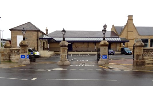 Gates, Gatepiers And Boundary-Retaining Walls To Railway Station Forecourt, Including Commercial Premises