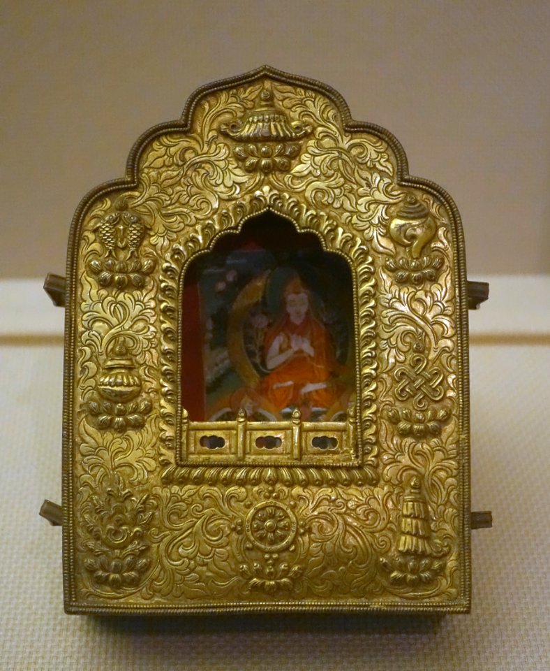 Gavu box, Tibet, Neoteric times - Sichuan Provincial Museum - Chengdu, China - DSC04429