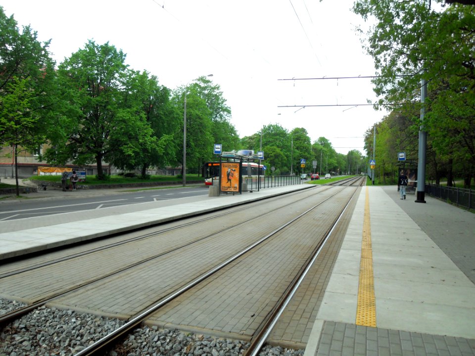 Gdańsk ulica Krasickiego (przystanek Krasickiego)