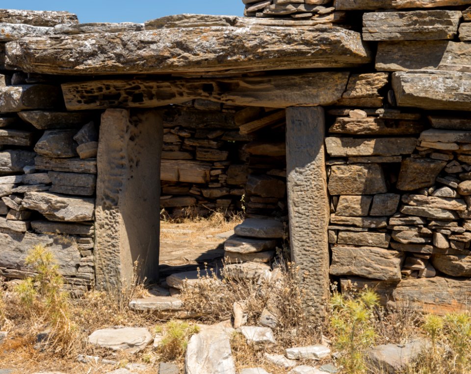 Gate of Drakospita Kapsala Euboea Greece photo