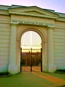 Gates of Deane Road Cemetery